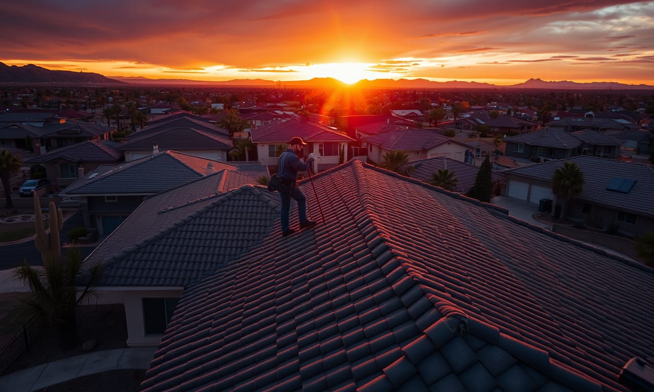 Roofing job site Phoenix AZ